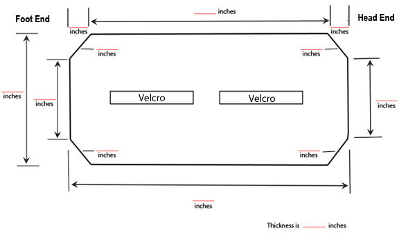 Stretcher bed shop dimensions